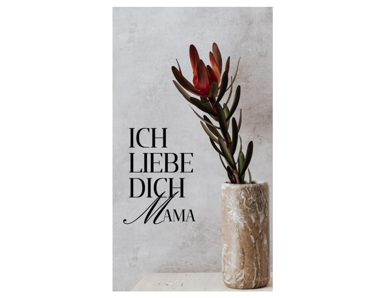 Ich Liebe Dich Mama - Fotomagnet